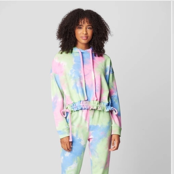 BlankNYC Tease Me Sweatshirt Tie Dye - Picture 1 of 5